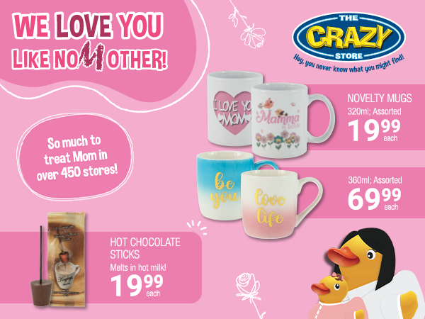 The Crazy Store Mother’s Day promotion