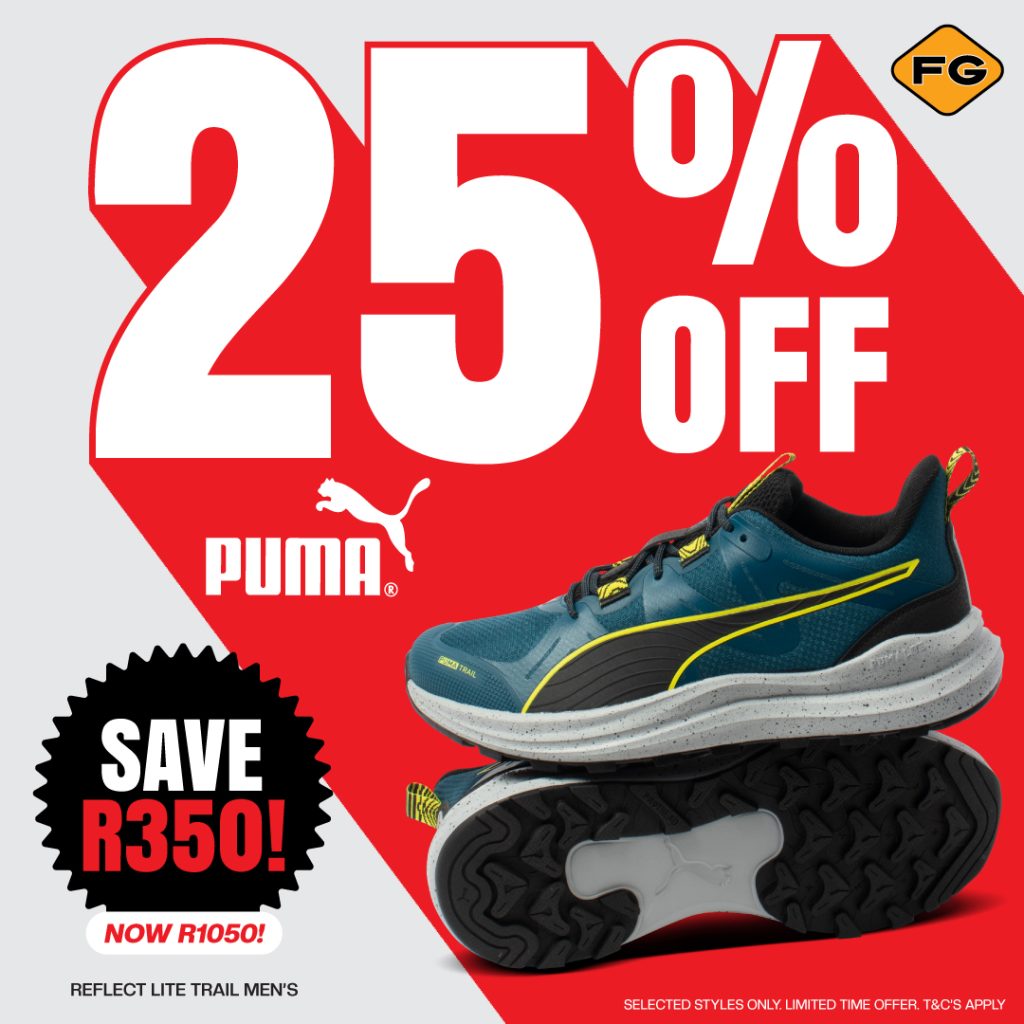 Get 25% OFF Selected Puma Footwear from Footgear