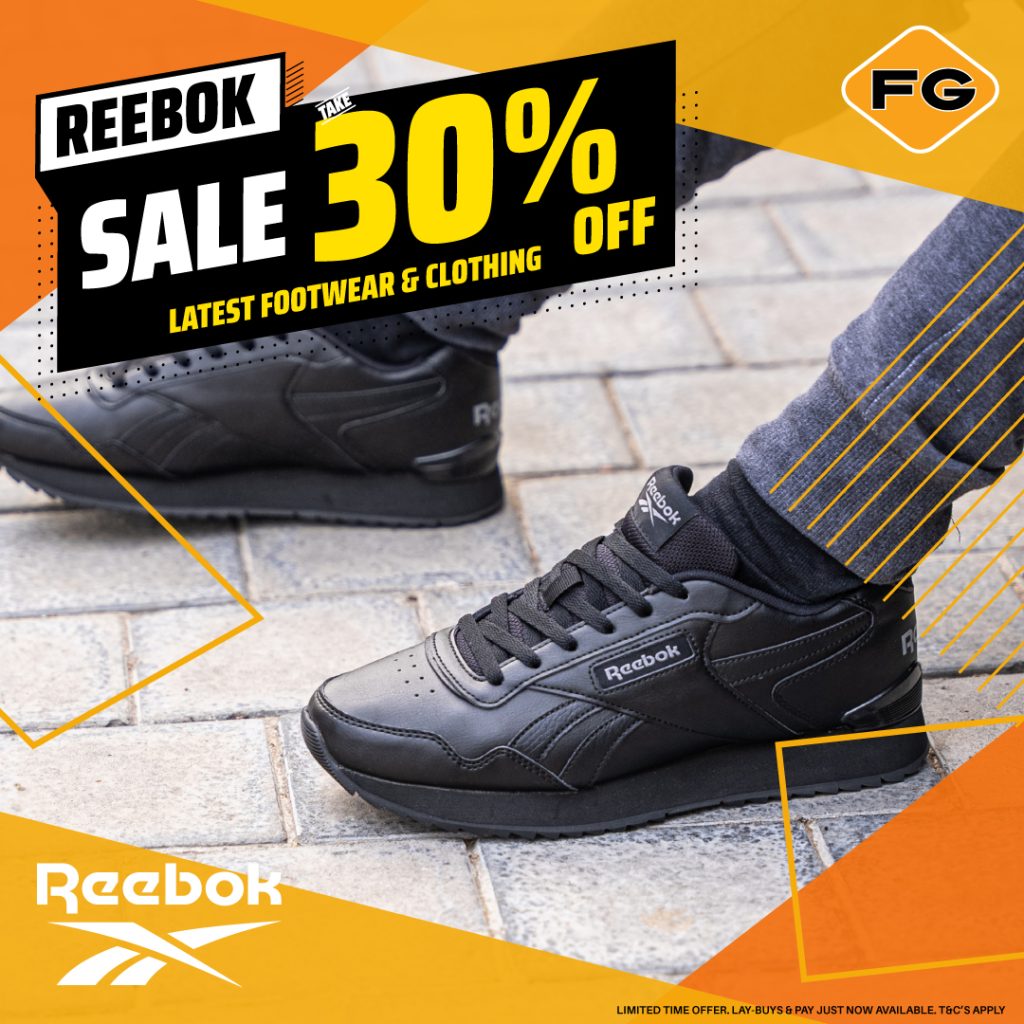 Dash into this Reebok deal with Footgear Weskus Mall