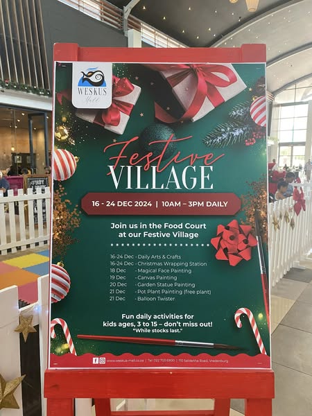 Weskus Mall Festive Village December 2024