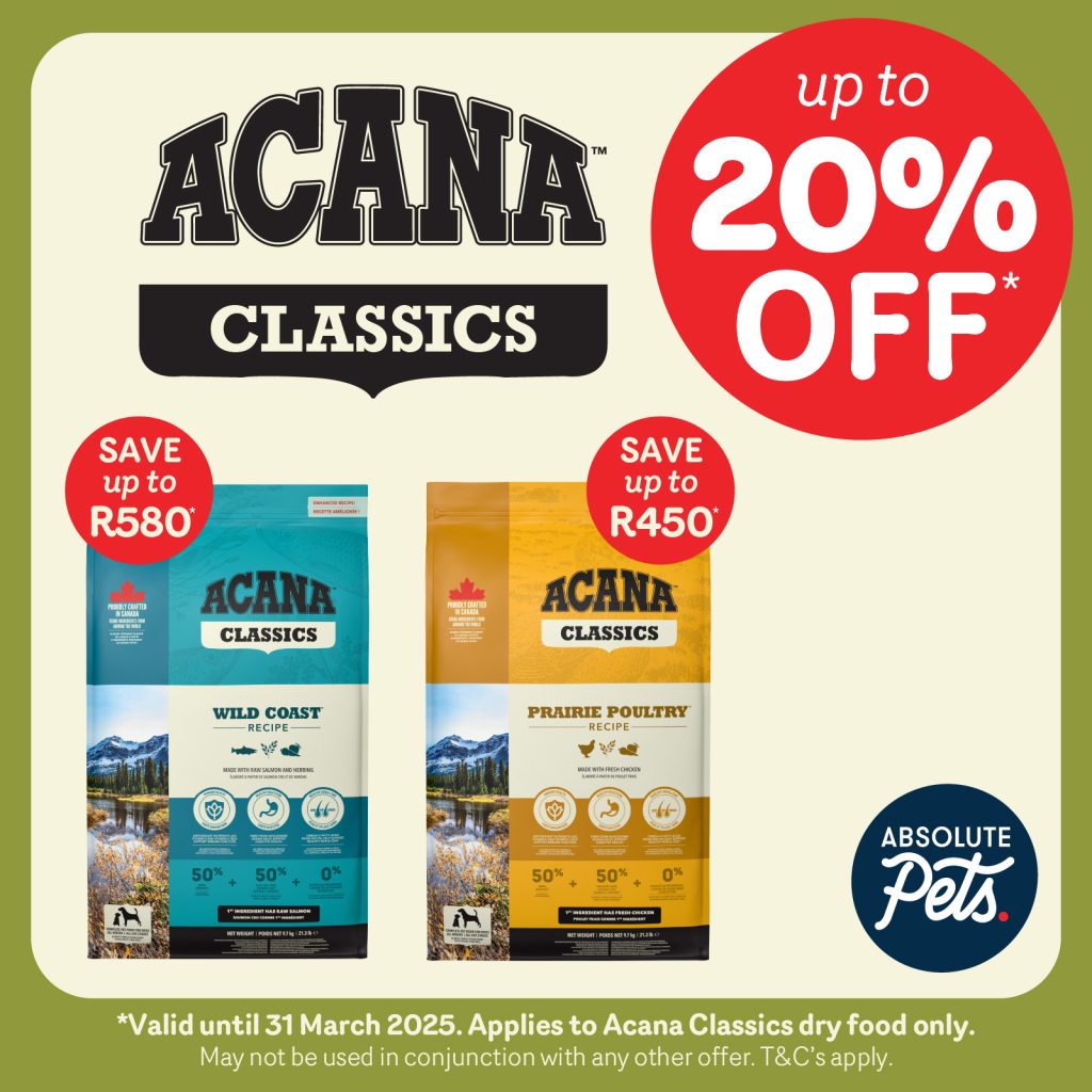 Mega Savings on Acana Classics with Absolute Pets!